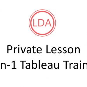 1-on-1 Tableau Private Lesson
